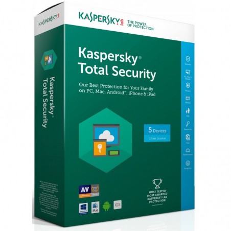 Kaspersky Total Security 2017 Multi-Devices - 2 postes