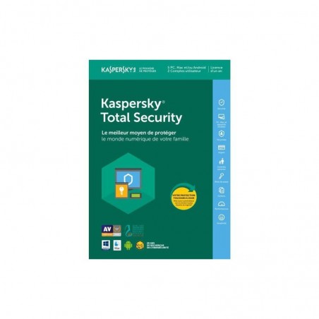 Kaspersky Total Security 2018 Multi-Devices - 5 postes