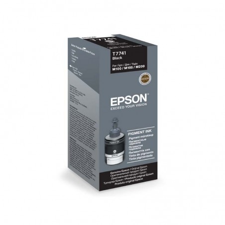Cartouche d'encre Noire EPSON T7741 Pigment Black ink bottle 140 ml (C13T77414A)