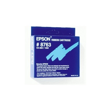 ORIGINAL Epson C13S015054 / 8763 - Ruban nylon noir