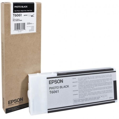 Epson T6061 - C13T606100 Cartouche d'encre noire photo