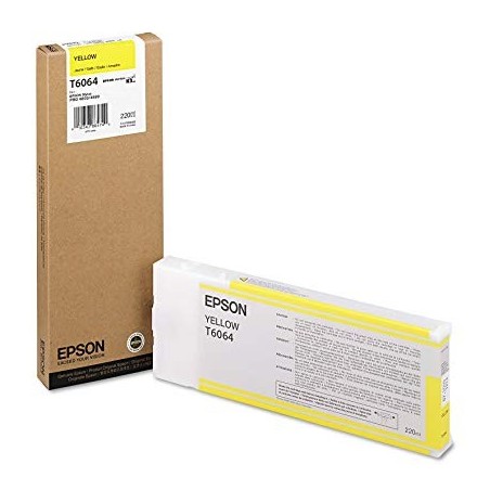 Epson T6064 - C13T606400 Cartouche d'encre jaune