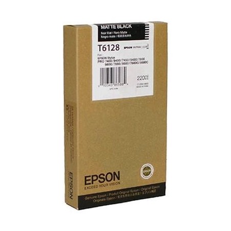 Epson T6128 - C13T612800 Cartouche d'encre noire mate