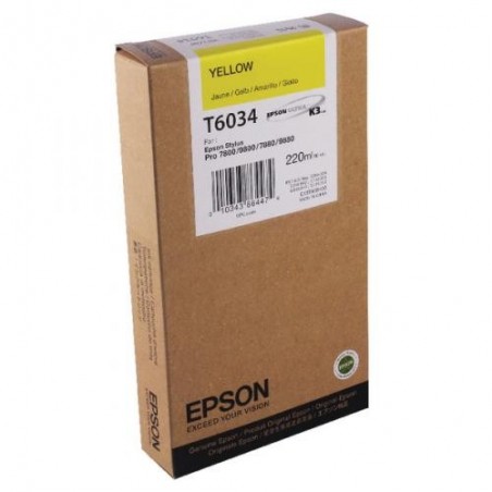 Epson T6034 - C13T603400 Cartouche d'encre jaune