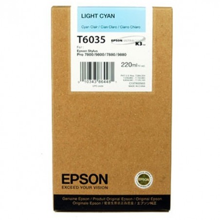 Epson T6035 - C13T603500 Cartouche d'encre cyan claire