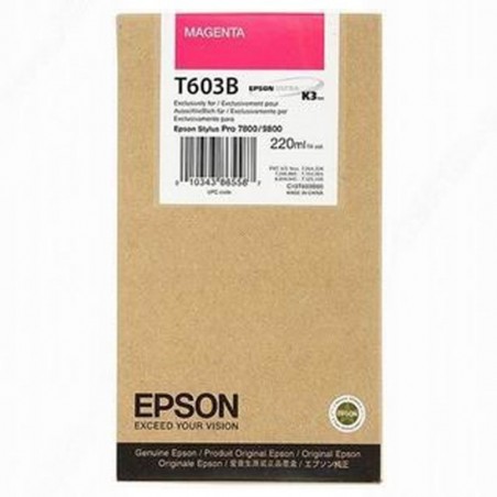 Epson T603 - C13T603B00 Cartouche d'encre magenta