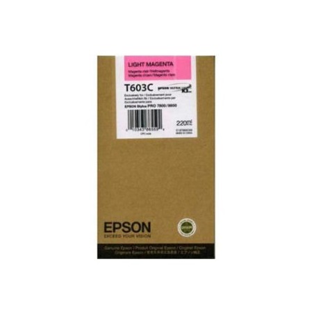 Epson T603 - C13T603C00 Cartouche d'encre magenta claire
