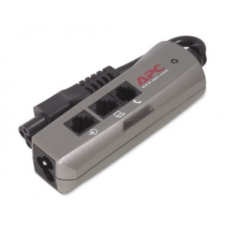 APC Notebook Surge Protector for AC, phone and network lines, 2 pin connection, 100-240V, EMEA