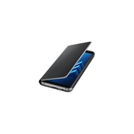 Galaxy A8 Neon Flip Cover BLACK
