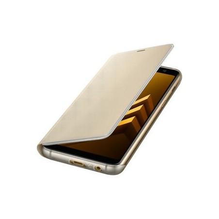 Galaxy A8 Neon Flip Cover GOLD