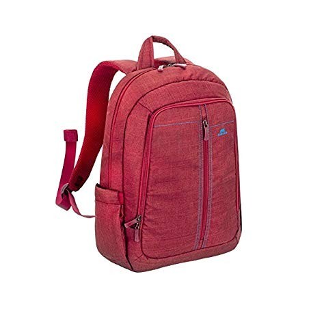 sac à dos rouge en toile pour ordinateurs portables 15.6