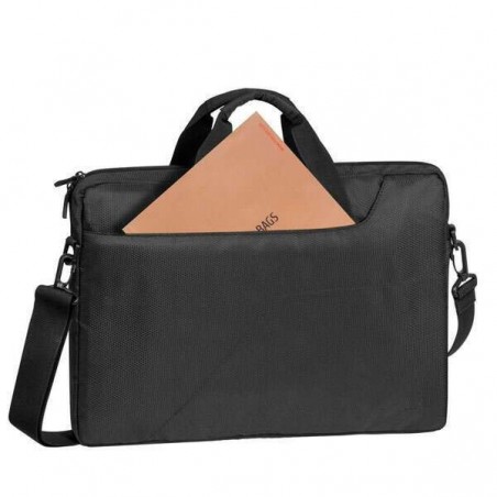 sacoche noire à bandoulière pour ordinateurs portables 15,6"