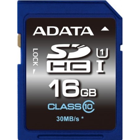 microSDHC 16GB ADATA AVEC ADAPTATEUR CLASS 4