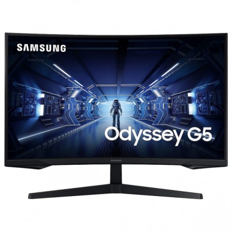 Écran incurvé Samsung Odyssey G5 34 " Ultra WQHD G5 165 Hz - Courbure 1000R - Temps réponse 1ms (LC34G55TWWMXZN)