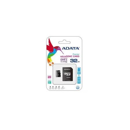 ADATA AUSDH32GUICL10-RA1 MICRO SD CARD 32Go AVEC ADAPTATEUR CLASS 10(AUSDH32GUICL10- RA1)
