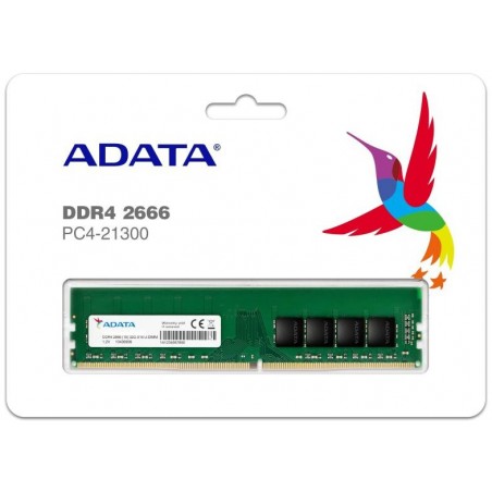 Barrette mémoire ADATA U-DIMM 16GB DDR4-2666 MHz - PC bureau (AD4U266616G19)