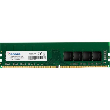 Barrette mémoire ADATA U-DIMM 16GB DDR4 3200 MHz - PC bureau (AD4U320016G22-SGN)