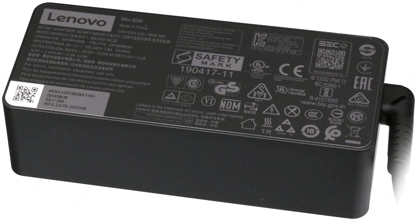 Chargeur Lenovo 65W Standard - USB Type C (USB-C) (4X20M26272)