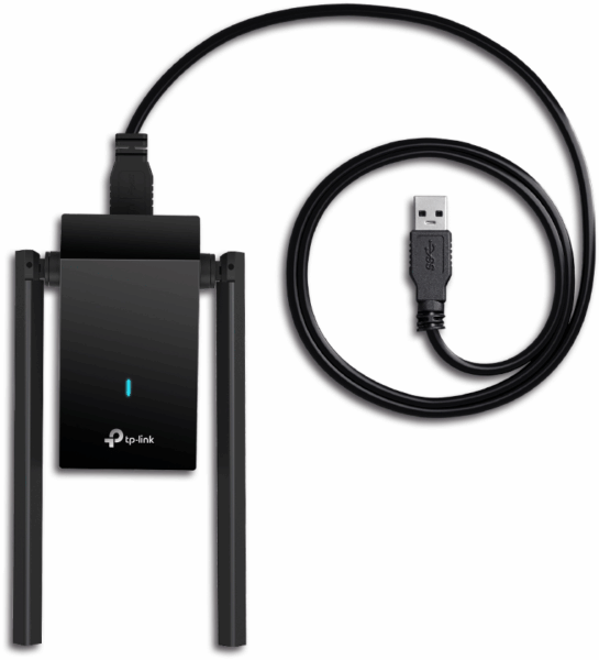 Adaptateur USB WiFi 6 TP-Link AX1800 bi-bande antenne gain élevé (ARCHERTX20UPLUS)