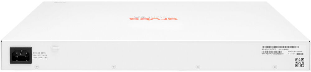 Switch Aruba Instant On 1830 48G 24p Classe 4 PoE 4SFP 370 W (JL815A)