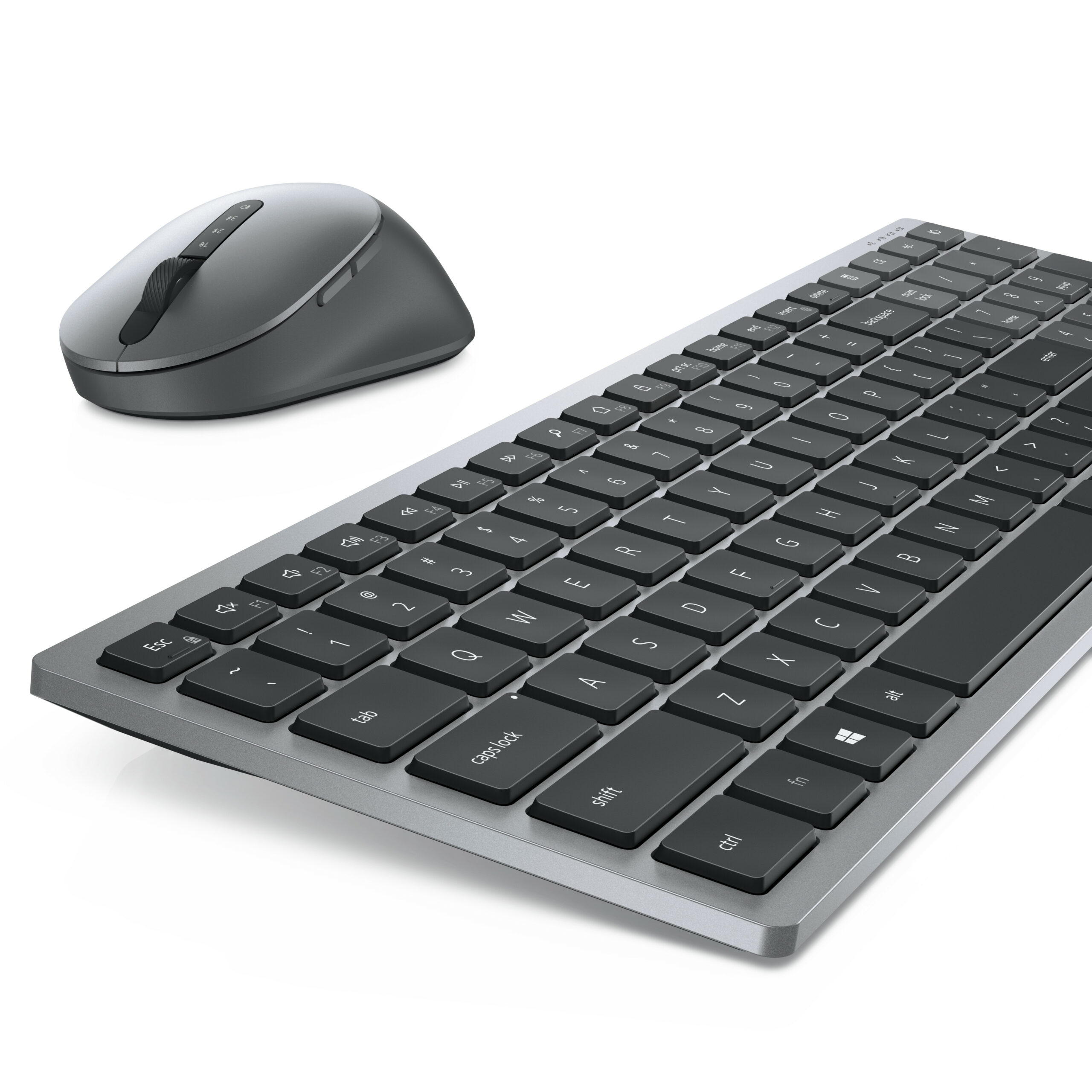 DELL Clavier et souris sans fil multipériphérique - KM7120W - français (AZERTY) (KM7120W-GY-FR)