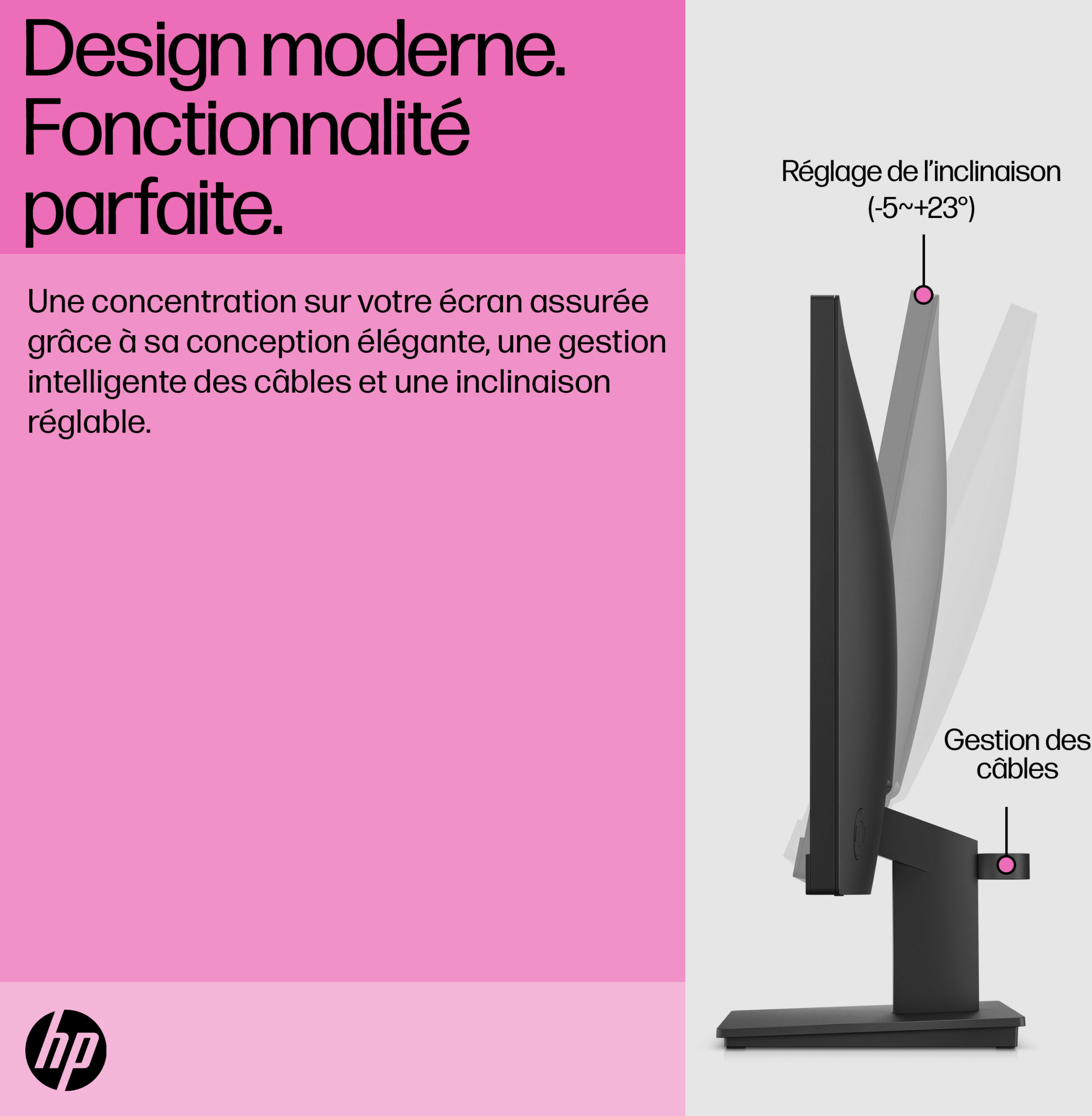Écran 21,5" Full HD P22 G5 (64X86AS)