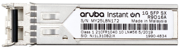 Émetteur-récepteur Aruba Instant On 1G SFP LC SX MMF OM2 500 m (R9D16A)