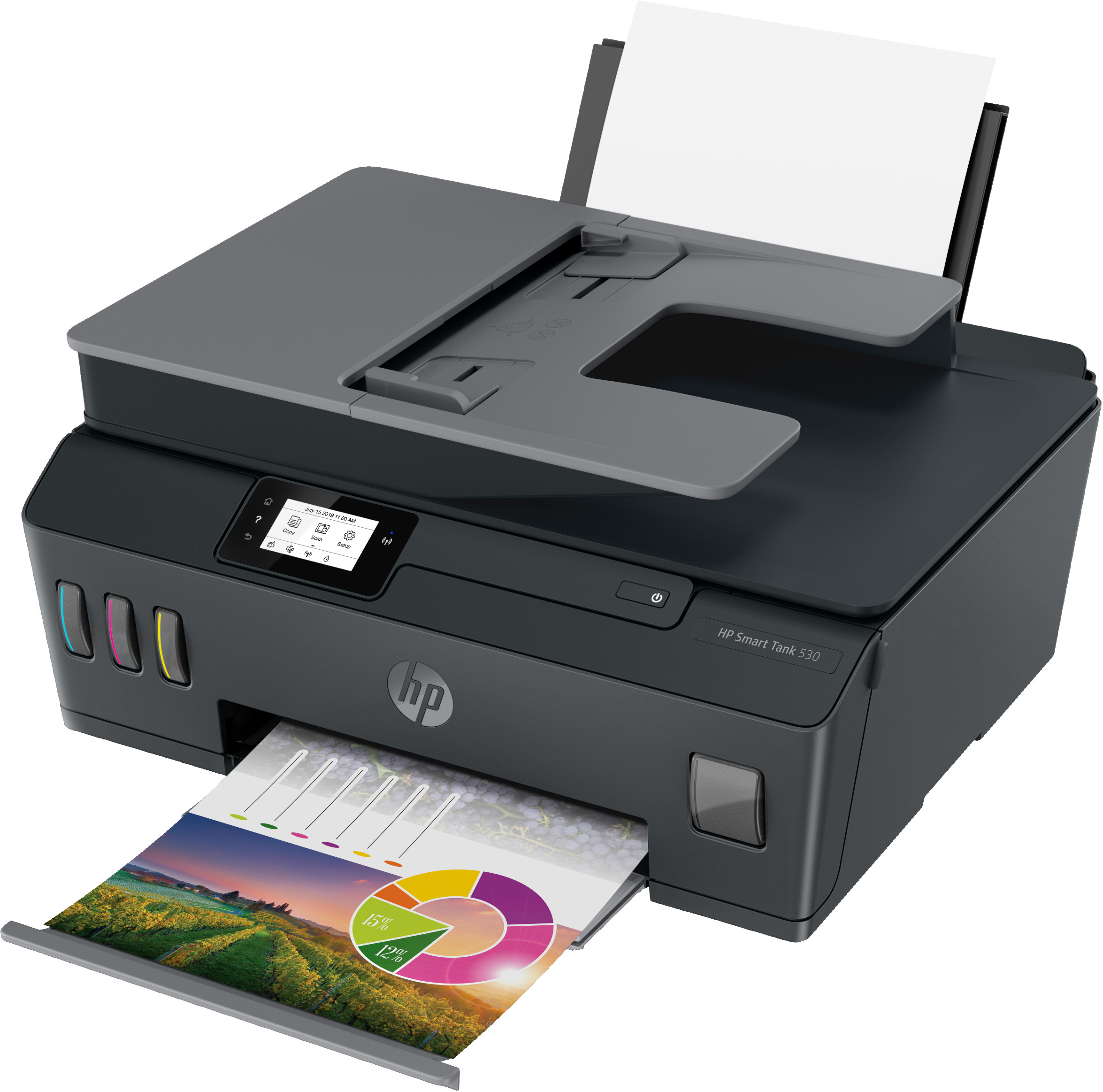 HP Smart Tank 530 Imprimante multifonction à réservoirs rechargeables (4SB24A)