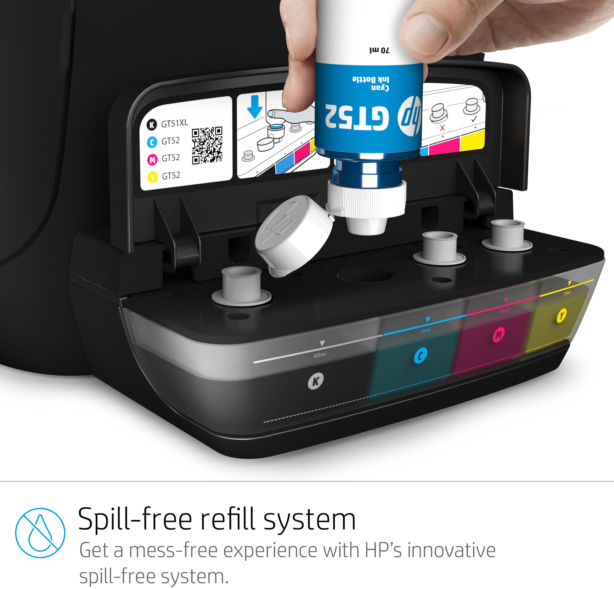 HP Ink Tank 415 Imprimante multifonction à réservoirs rechargeables (Z4B53A)