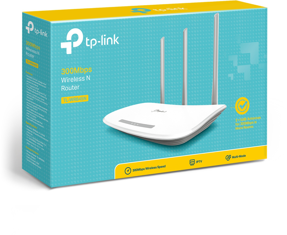 Router TP-Link N300 Wi-Fi 300 Mbps (TL-WR845N)