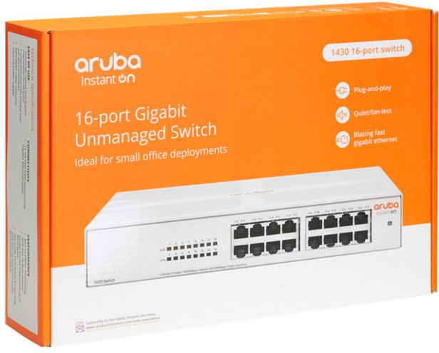 Switch Aruba Instant On 1430 8G Class4 PoE 64W (R8R46A)