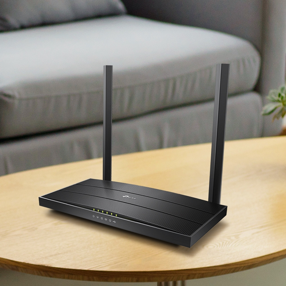 TP-Link Archer VR400 routeur sans fil Gigabit Ethernet Bi-bande (2,4 GHz / 5 GHz) Noir (ARCHERVR400)
