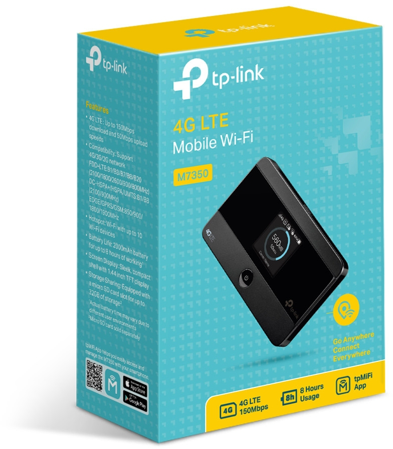 TP-Link Modem 150Mbps 4G LTE-Advanced Mobile Wi-Fi (M7350)