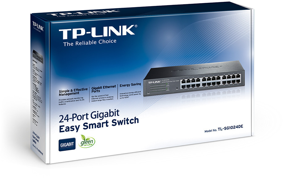 Switch Easy Smart Tplink 24 Ports Gigabit (TL-SG1024DE)