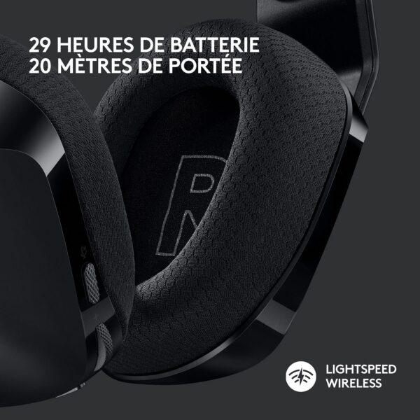LOGITECH G733 LIGHTSPEED Wireless RGB Gaming Headset - BLACK (Référence 981-000864)