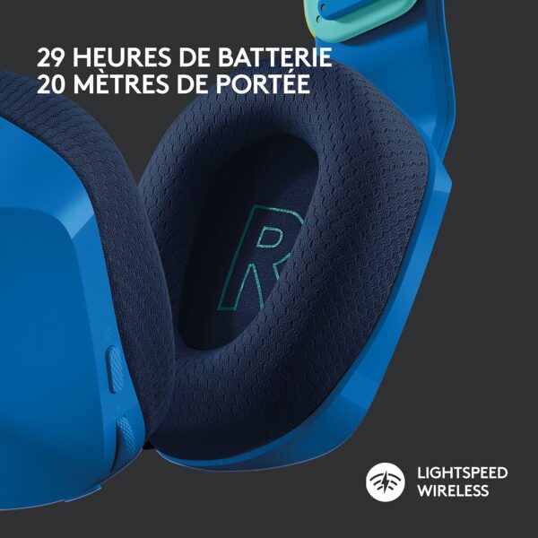 Casque gaming Bluetooth Logitech G733 LIGHTSPEED RVB ultra-léger - USB