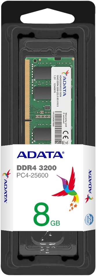 Barrette mémoire ADATA SO-DIMM 4GB DDR4-2666 MHz- PC portable (AD4S26664G19-RGN)