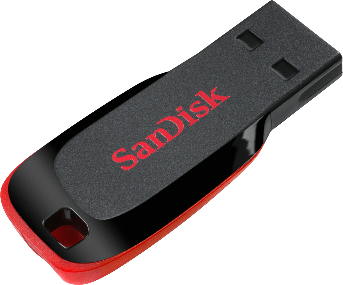 Clé USB SanDisk Cruzer Blade USB 2.0 - 32 Go (SDCZ50-032G-B35)