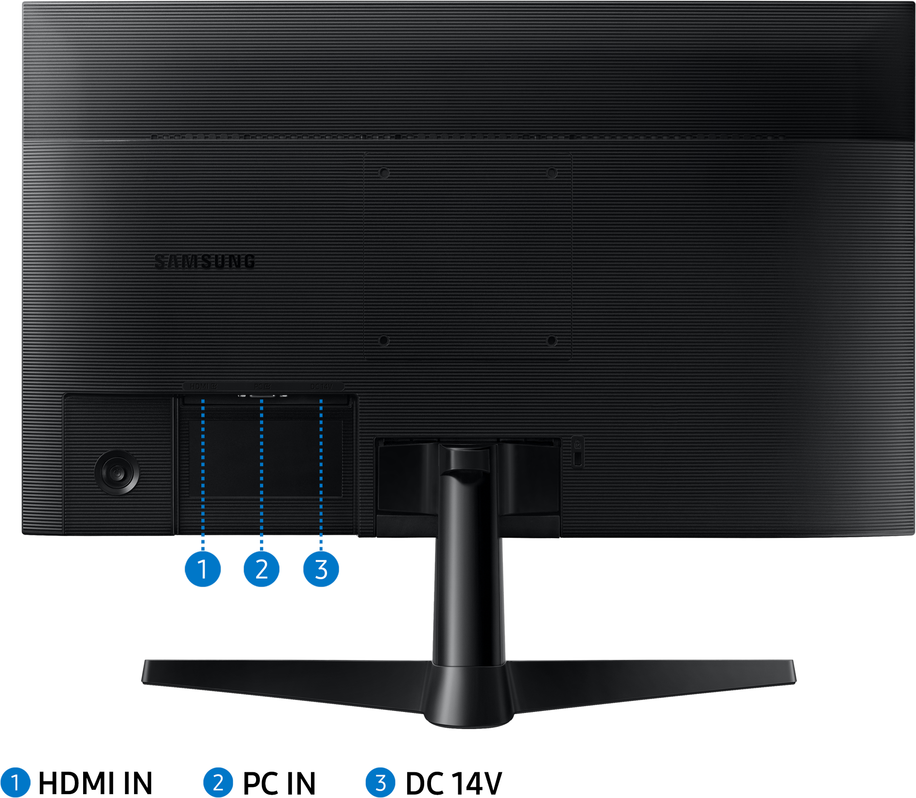 Écran 24" Samsung Essential Monitor S3 S31C (LS24C310EAMXZN)