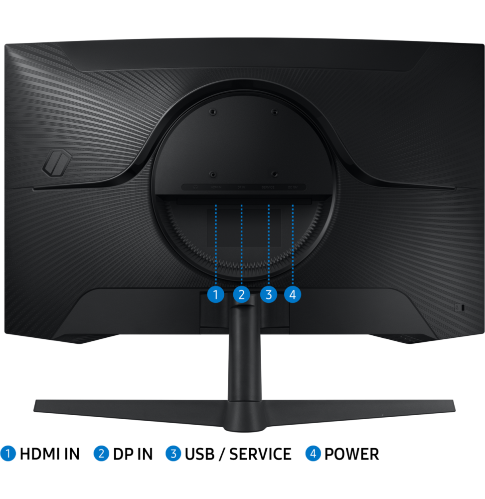 Écran 27" incurvé Gaming Samsung Odyssey G55C (LS27CG552EUXEN)