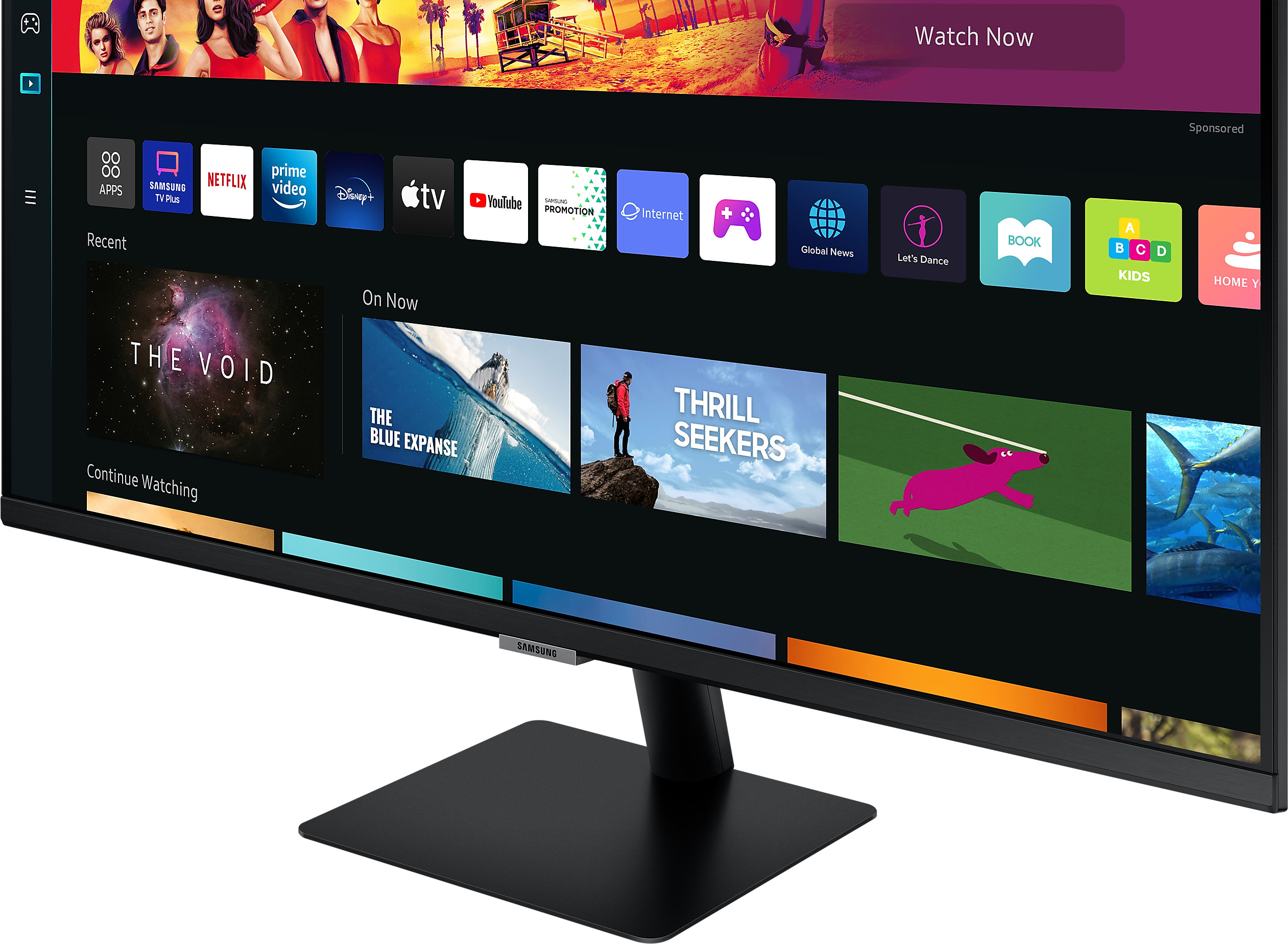Écran 32" 4K Samsung M7 Plat SMART - Format 16:9 - (LS32BM700UMXZN)