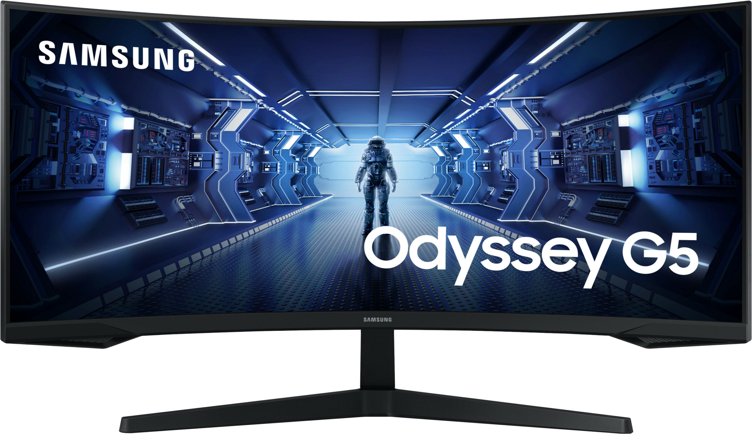 Écran incurvé Samsung Odyssey G5 34 " Ultra WQHD G5 165 Hz - Courbure 1000R - Temps réponse 1ms (LC34G55TWWMXZN)