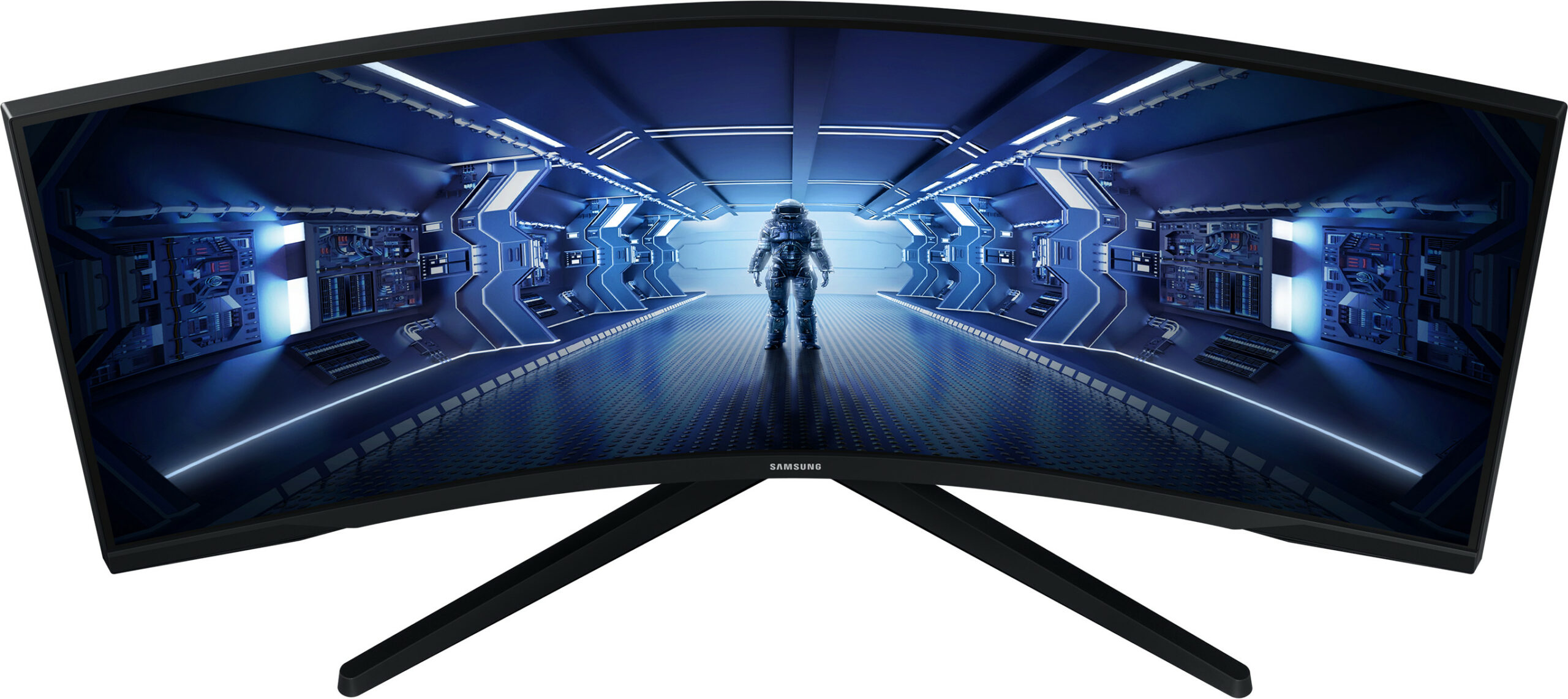 Écran incurvé Samsung Odyssey G5 34 " Ultra WQHD G5 165 Hz - Courbure 1000R - Temps réponse 1ms (LC34G55TWWMXZN)