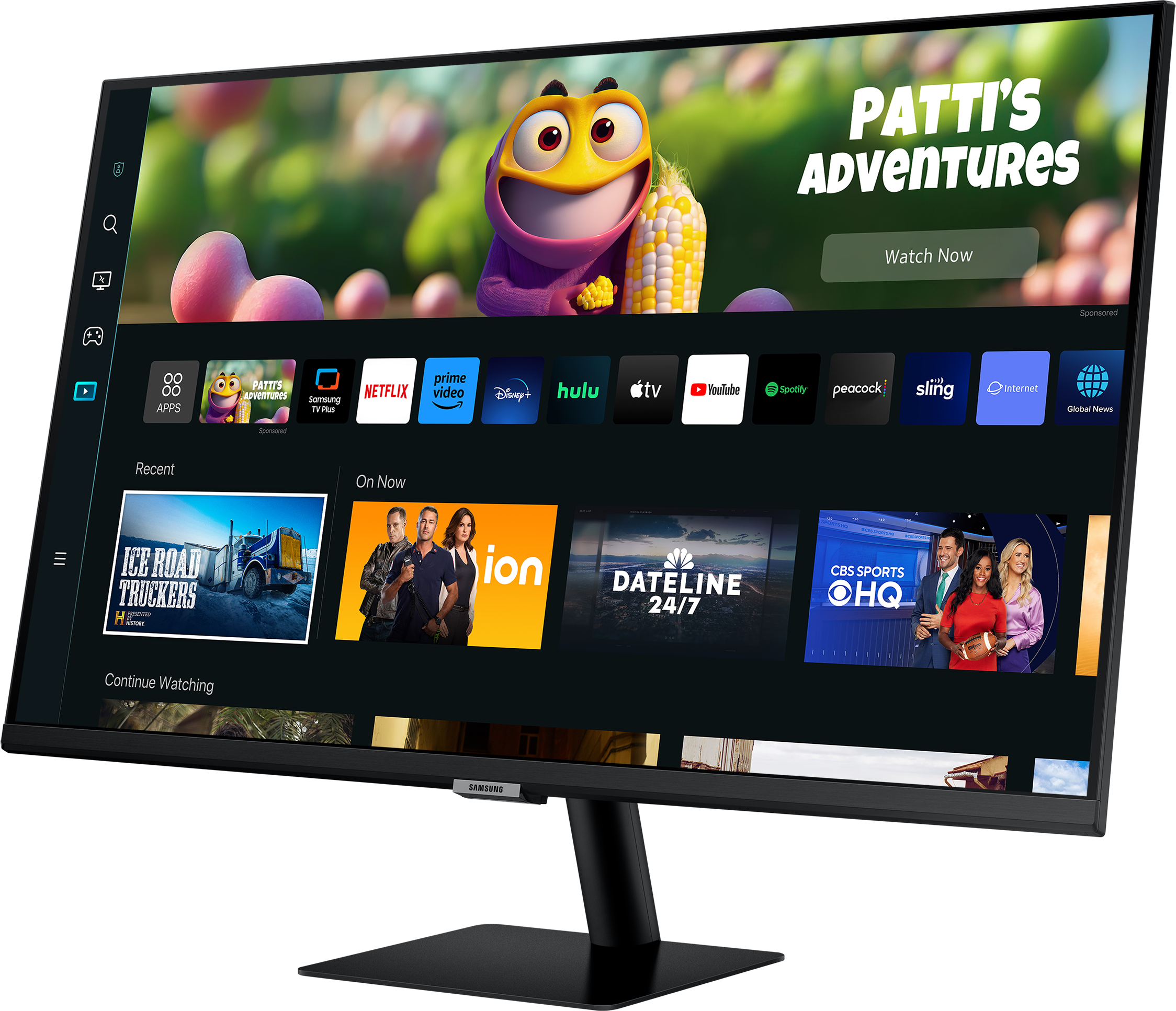 Écran intelligent 27" Samsung M5 avec télécommande (LS27CM500EMXZN)