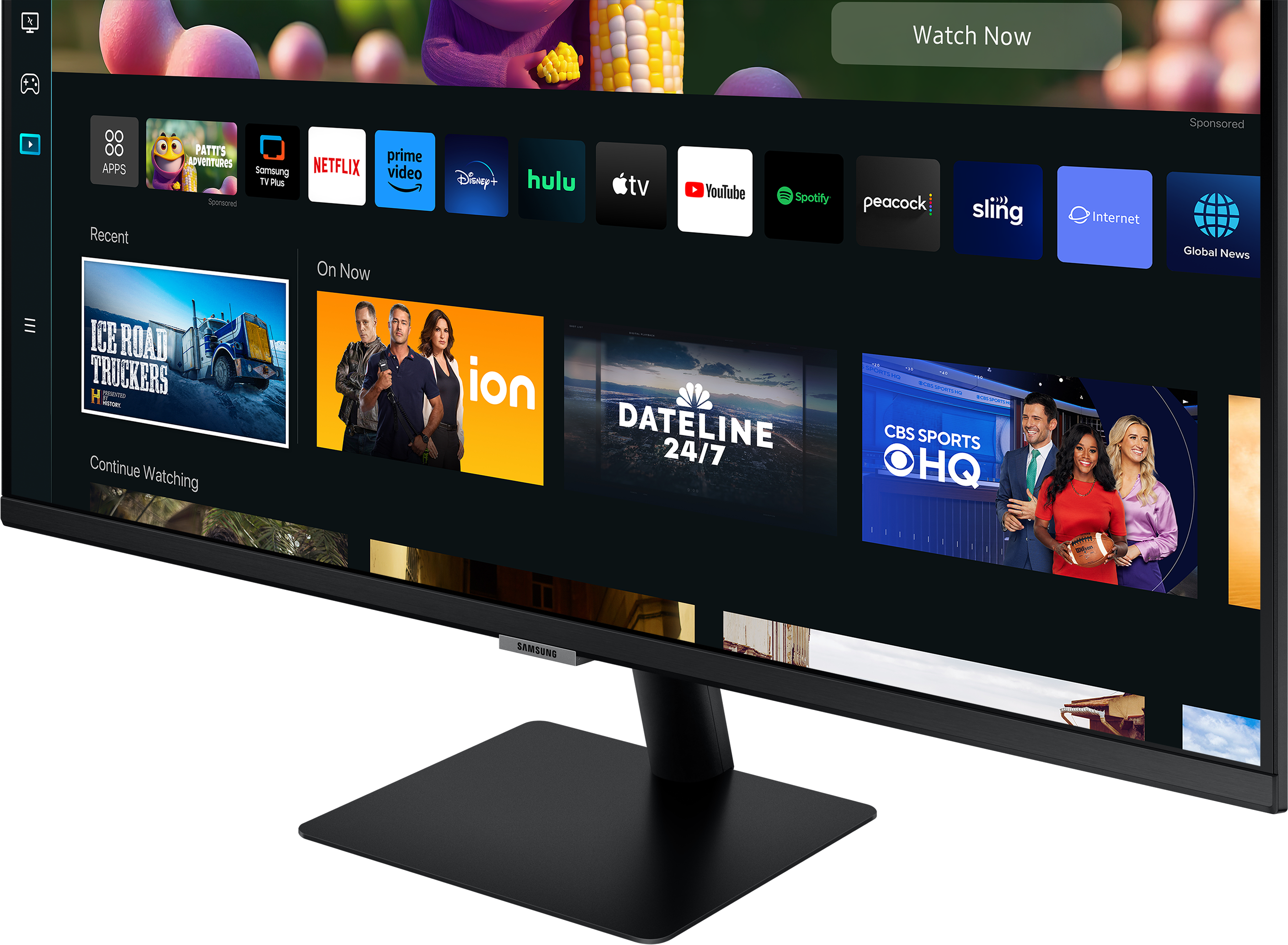 Écran intelligent 27" Samsung M5 avec télécommande (LS27CM500EMXZN)