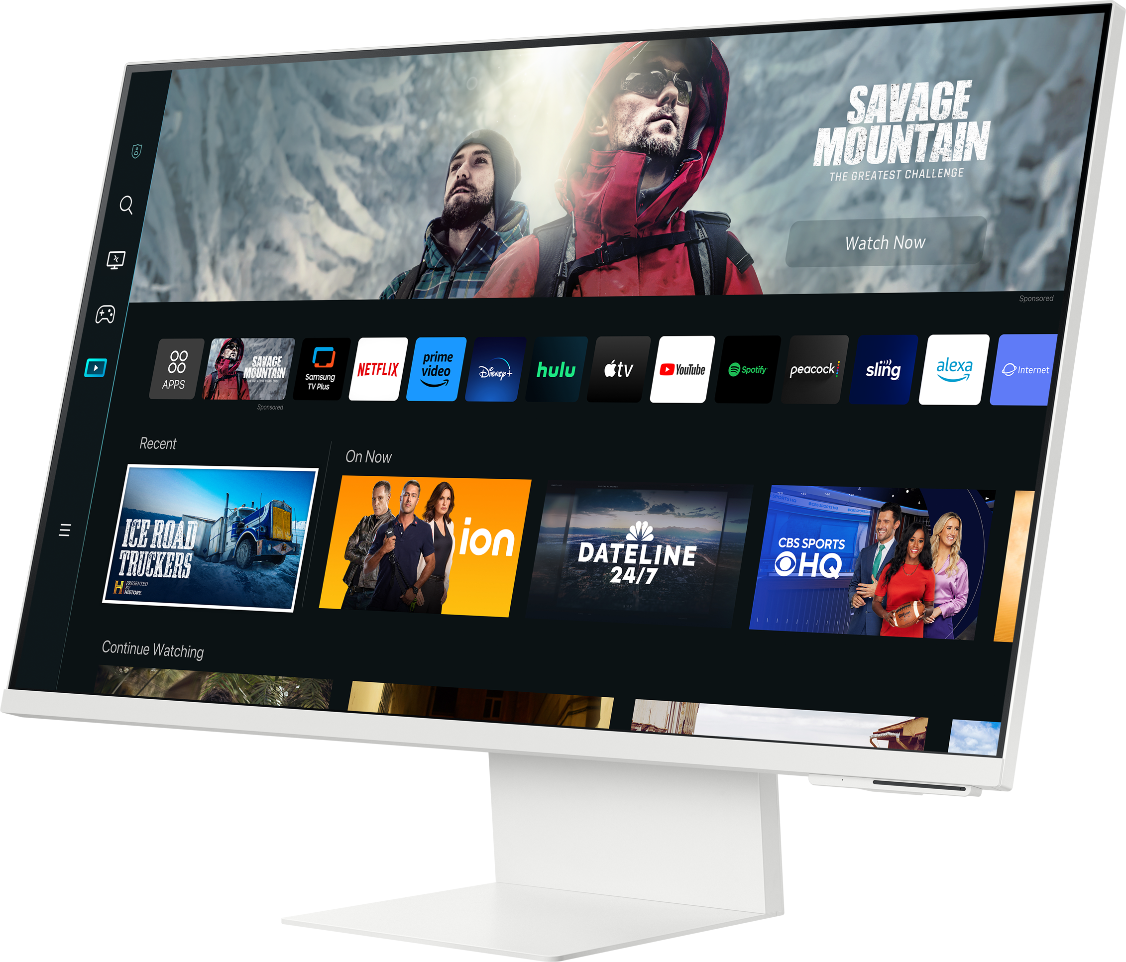 Écran Plat 32" Samsung Smart 4k Ultra HD M8 M80C avec caméra intégrée (LS32CM801UMXZN)
