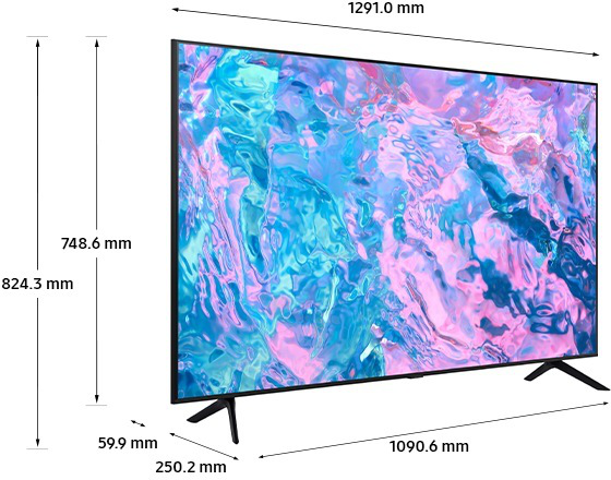 Téléviseur Samsung 58" CU7000 Crystal UHD 4K série 7 + Récepteur intégré (UA58CU7000UXMV)