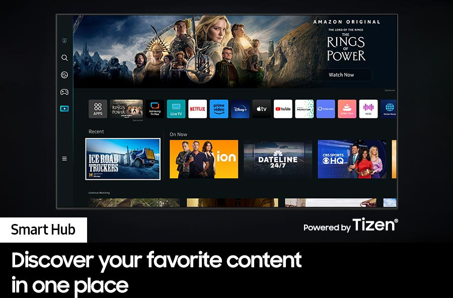 Téléviseur Samsung 58" CU7000 Crystal UHD 4K série 7 + Récepteur intégré (UA58CU7000UXMV)