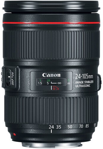 Appareil photo Reflex Canon EOS 5D Mark IV + EF 24-105mm F4 IS USM L (1483C028AA)