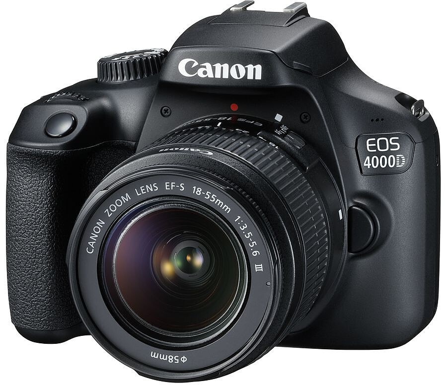 Appareil Photo Reflex Canon EOS 4000D + Objectif EF-S 18-55mm III (3011C003AA)